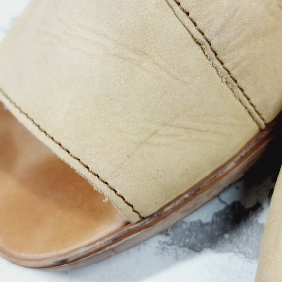 Gabor Brown Leather Strappy Heels Open Toe Sandals M702 - Picture 13 of 14